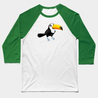 Funny toucan with cute eyes Baseball T-Shirt